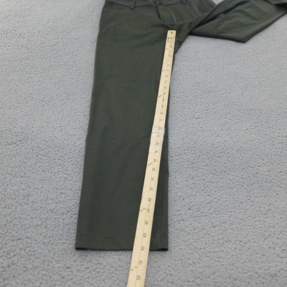 Rhone Pants Mens 32 Commuter Chino Dark Green Golf Stretch Performance 5 Pocket - Picture 10 of 13